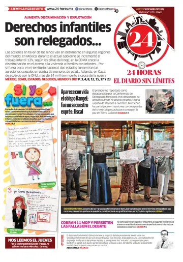 24 Horas - El diario sin límites - 30 Apr 2024