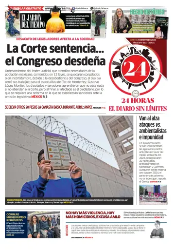 24 Horas - El diario sin límites - 7 May 2024