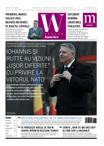 Romania Libera - Friday Edition - 22 Maw 2024