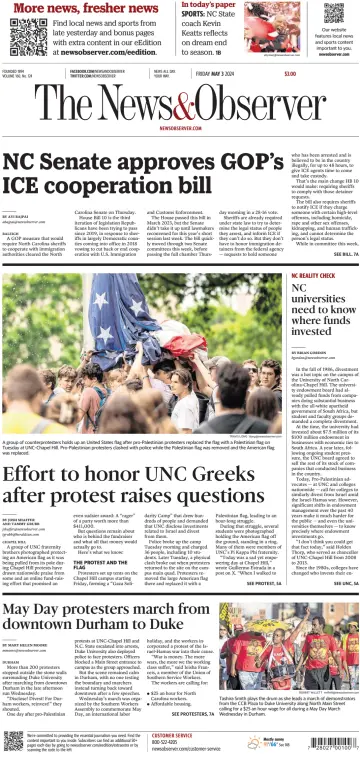The News & Observer - 3 May 2024