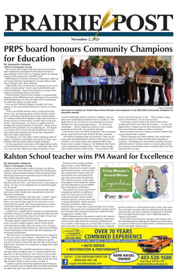 Prairie Post (East Edition) - 2 Nov 2023