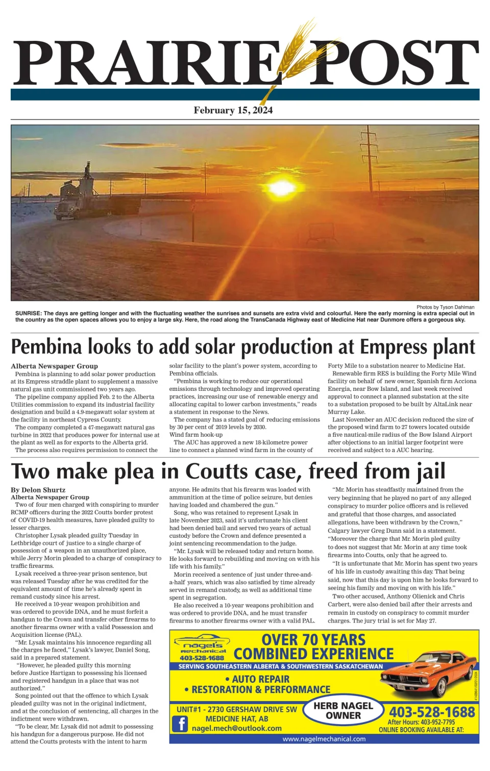 Prairie Post (East Edition)