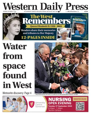 Western Daily Press (Saturday) - 17 Sep 2022
