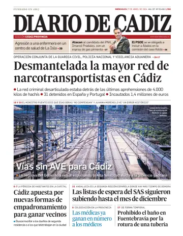 Diario de Cádiz - 17 四月 2024