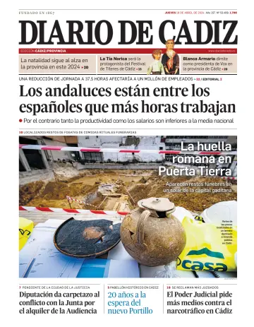 Diario de Cádiz - 18 四月 2024