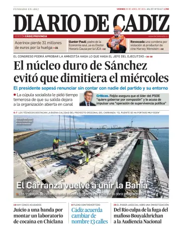 Diario de Cádiz - 26 4월 2024