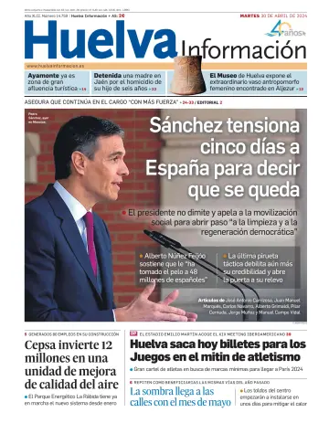 Huelva Información - 30 4月 2024