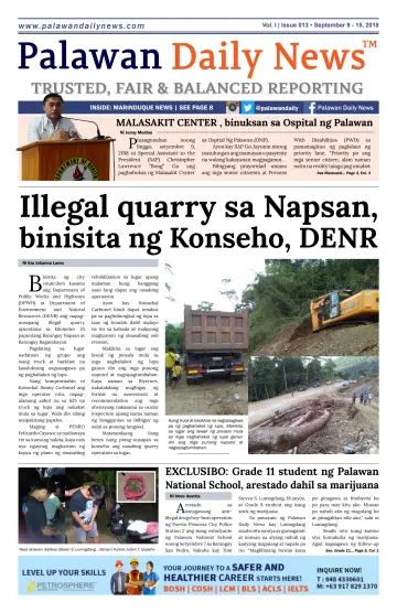 Palawan Daily News - 14 Sep 2018