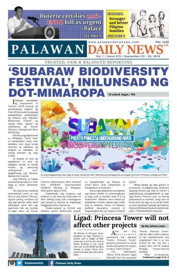 Palawan Daily News - 28 Sep 2018