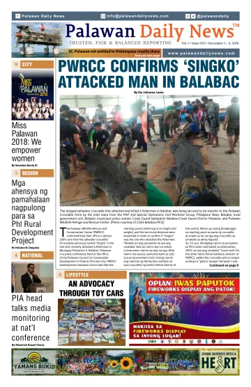 Palawan Daily News - 7 Dec 2018