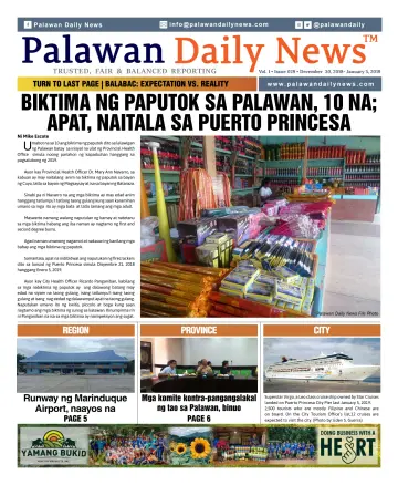 Palawan Daily News - 4 Jan 2019