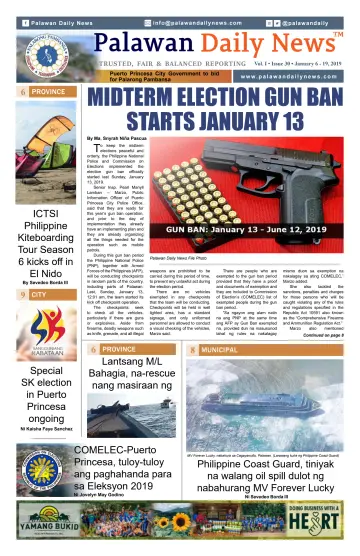 Palawan Daily News - 18 Jan 2019