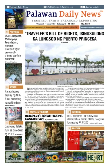 Palawan Daily News - 24 Feb 2019