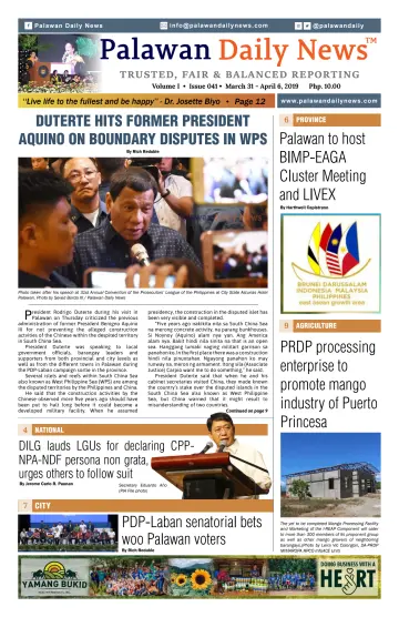 Palawan Daily News - 7 Apr 2019