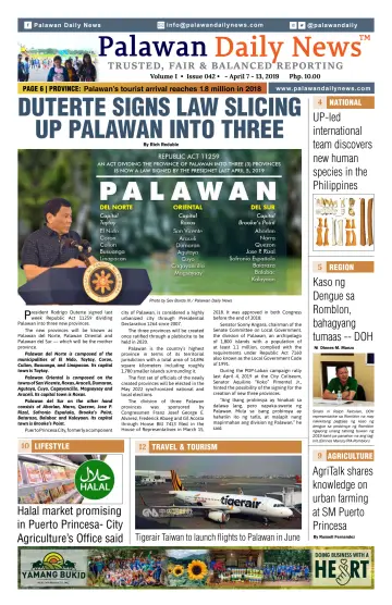 Palawan Daily News - 14 Apr 2019