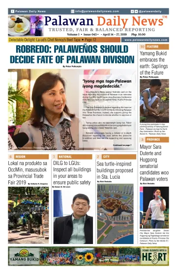Palawan Daily News - 28 Apr 2019