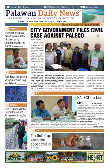 Palawan Daily News - 30 Jun 2019