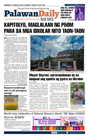 Palawan Daily News - 6 Mar 2022