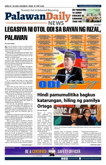 Palawan Daily News - 1 May 2022
