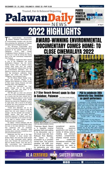 Palawan Daily News - 25 Dec 2022