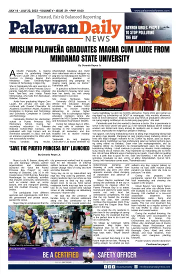 Palawan Daily News - 16 七月 2023