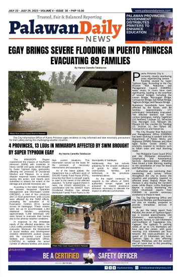 Palawan Daily News - 23 七月 2023