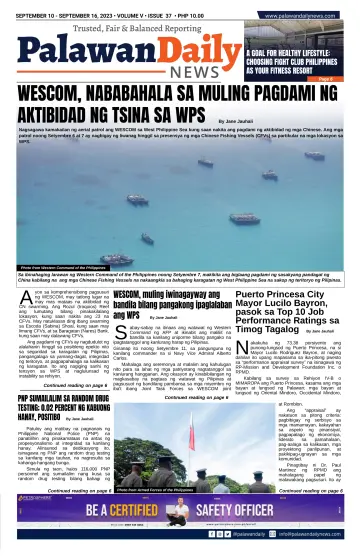 Palawan Daily News - 10 九月 2023