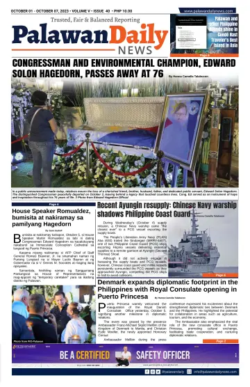Palawan Daily News - 01 out. 2023