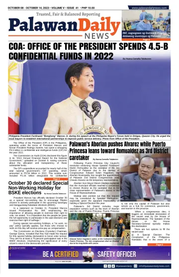 Palawan Daily News - 08 oct. 2023