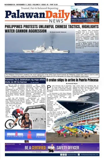Palawan Daily News - 05 十一月 2023