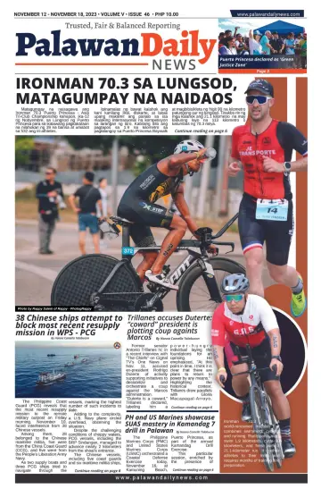 Palawan Daily News - 12 十一月 2023