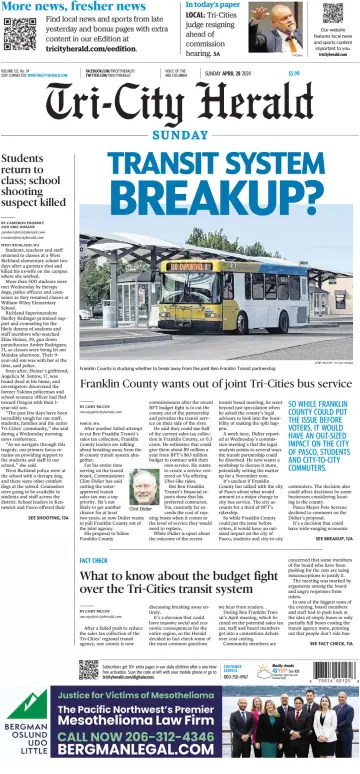 Tri-City Herald (Sunday) - 28 abr. 2024