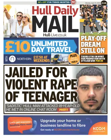 Hull Daily Mail - 15 апр. 2024