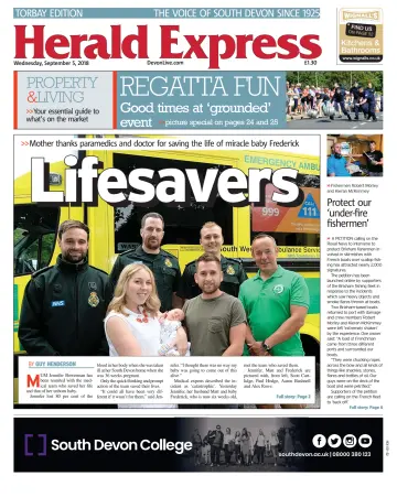 Herald Express (Torbay, Brixham & South Hams Edition) - 5 Sep 2018