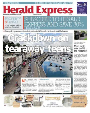 Herald Express (Torbay, Brixham & South Hams Edition) - 26 Sep 2018