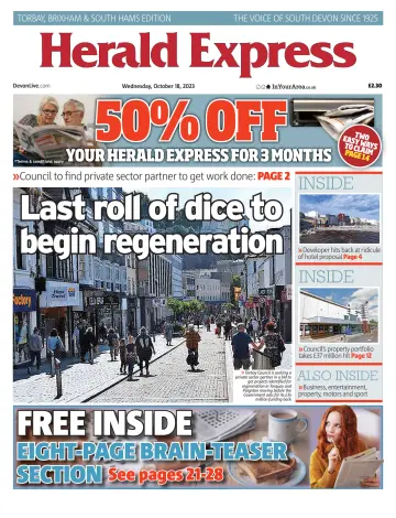 Herald Express (Torbay, Brixham & South Hams Edition) - 18 Oct 2023
