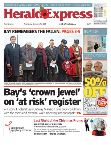 Herald Express (Torbay, Brixham & South Hams Edition) - 15 Nov 2023