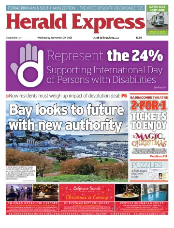 Herald Express (Torbay, Brixham & South Hams Edition) - 29 11月 2023