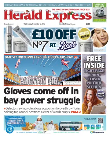 Herald Express (Torbay, Brixham & South Hams Edition) - 13 дек. 2023