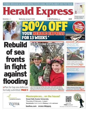 Herald Express (Torbay, Brixham & South Hams Edition) - 17 一月 2024