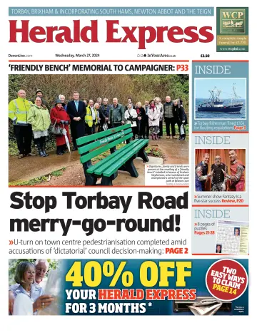 Herald Express (Torbay, Brixham & South Hams Edition) - 27 marzo 2024