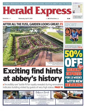 Herald Express (Torbay, Brixham & South Hams Edition) - 17 Apr. 2024