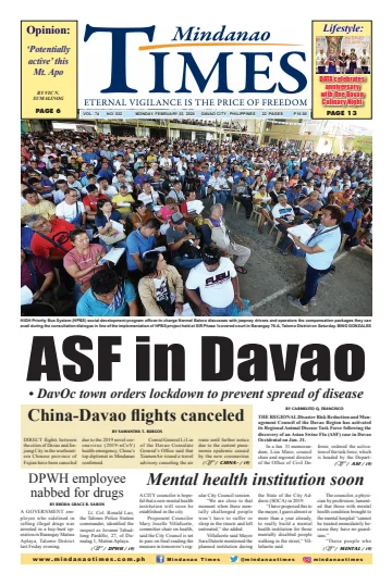 Mindanao Times - 3 Feb 2020