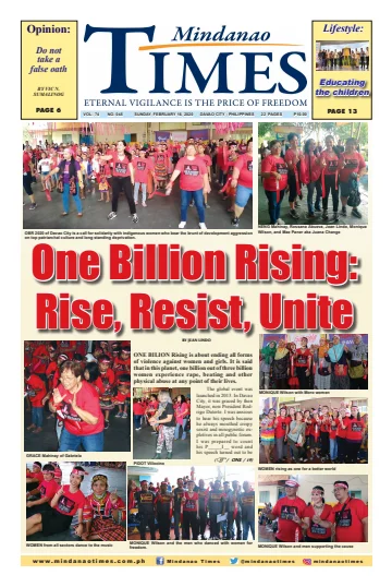 Mindanao Times - 16 Feb 2020