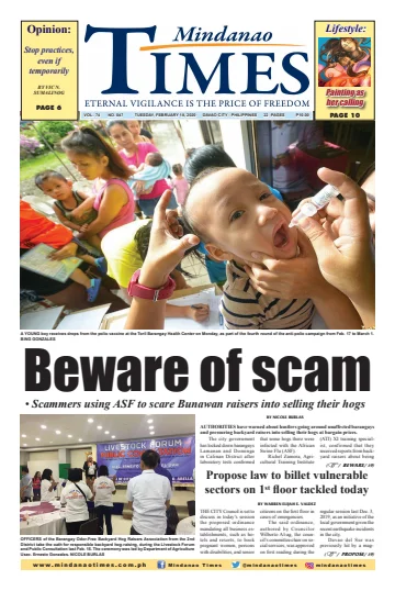 Mindanao Times - 18 Feb 2020