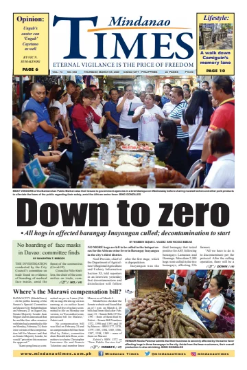 Mindanao Times - 5 Mar 2020