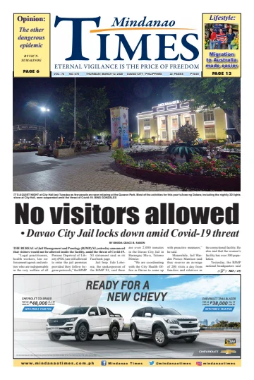 Mindanao Times - 12 Mar 2020