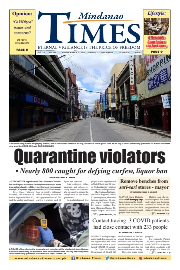 Mindanao Times - 27 Mar 2020