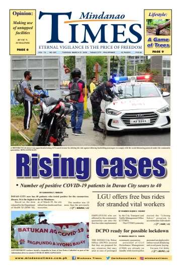Mindanao Times - 31 Mar 2020