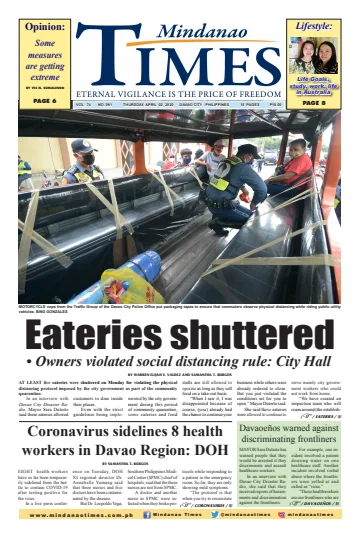 Mindanao Times - 2 Apr 2020